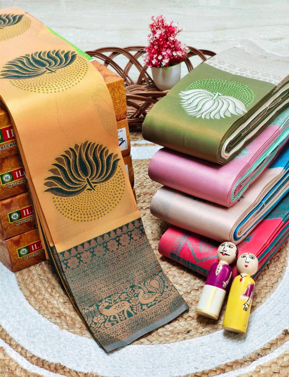 Organic Banarasi Wedding Saree – Light & Comfortable