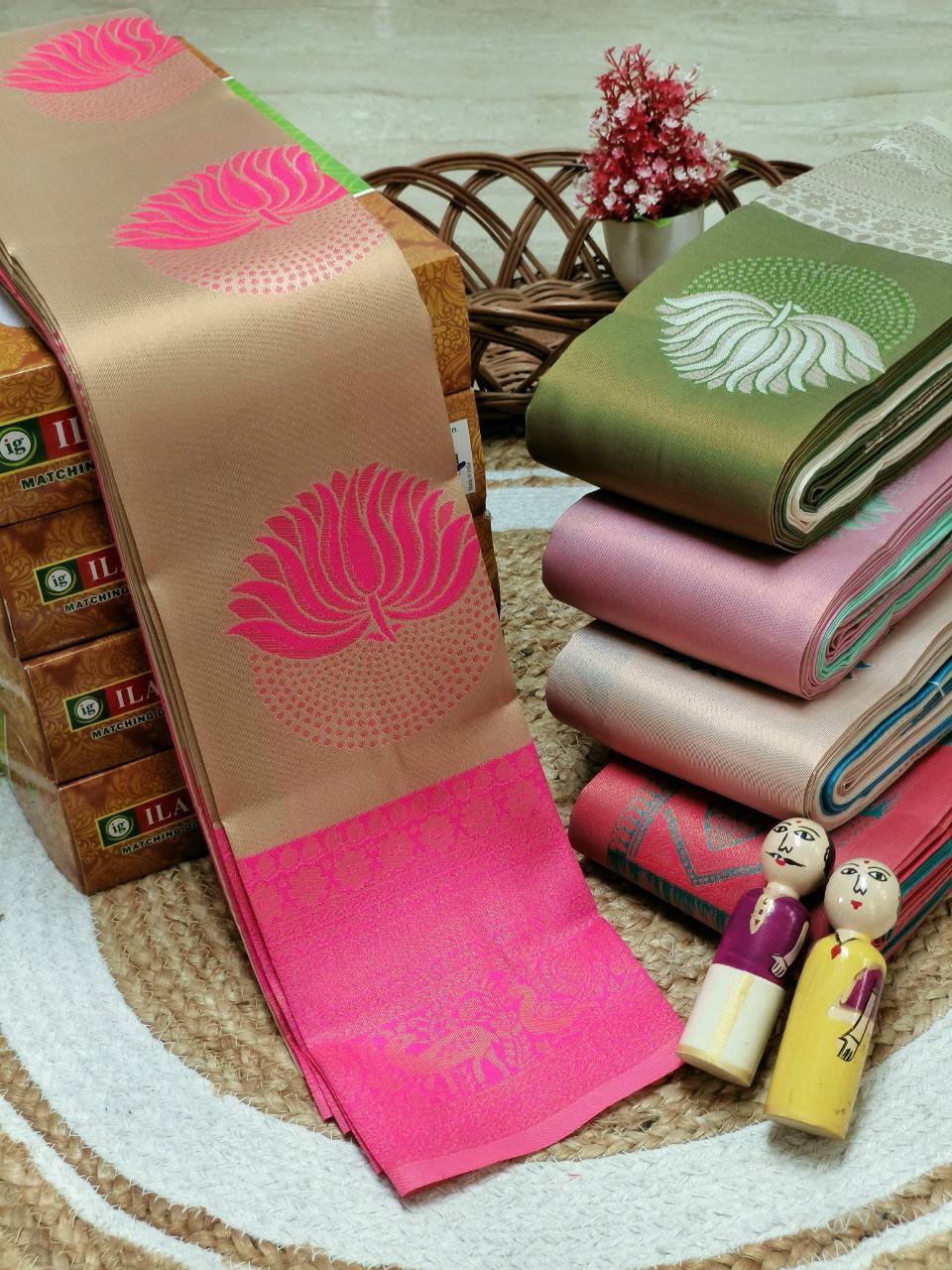 Organic Banarasi Wedding Saree – Light & Comfortable