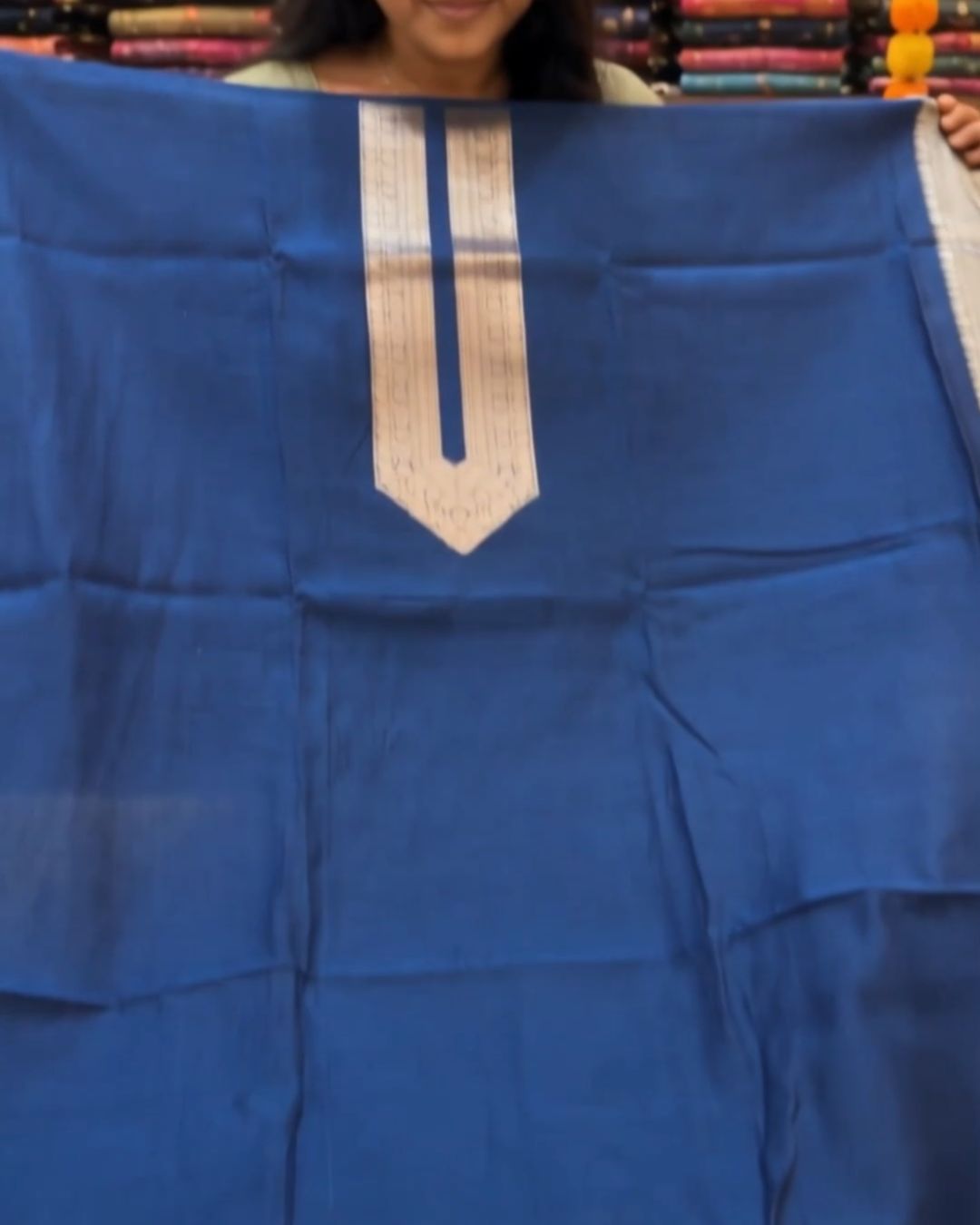 Blue Weave Jari Suit Set