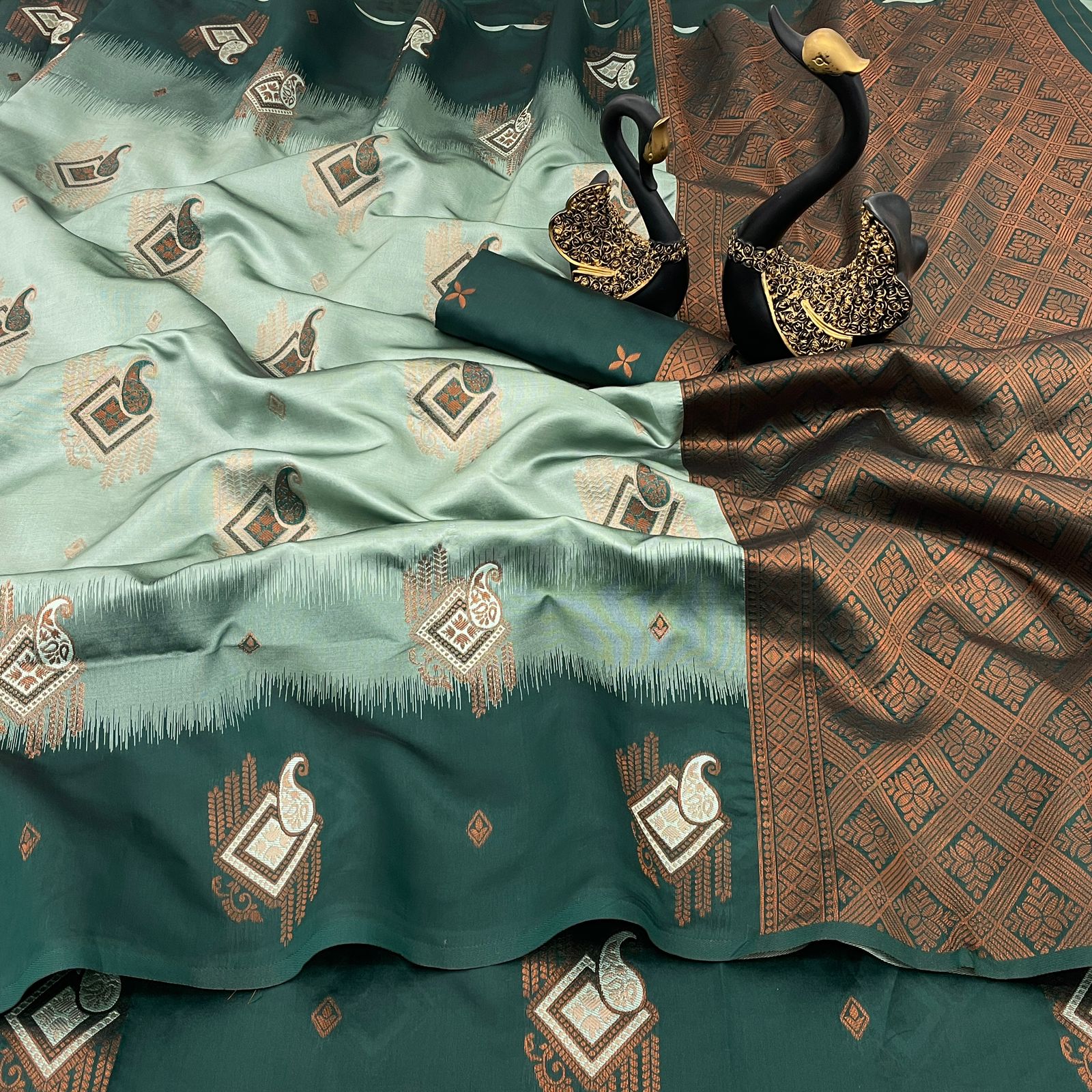 Premium Kuber Pattu Silk Saree for Wedding & Party Wear