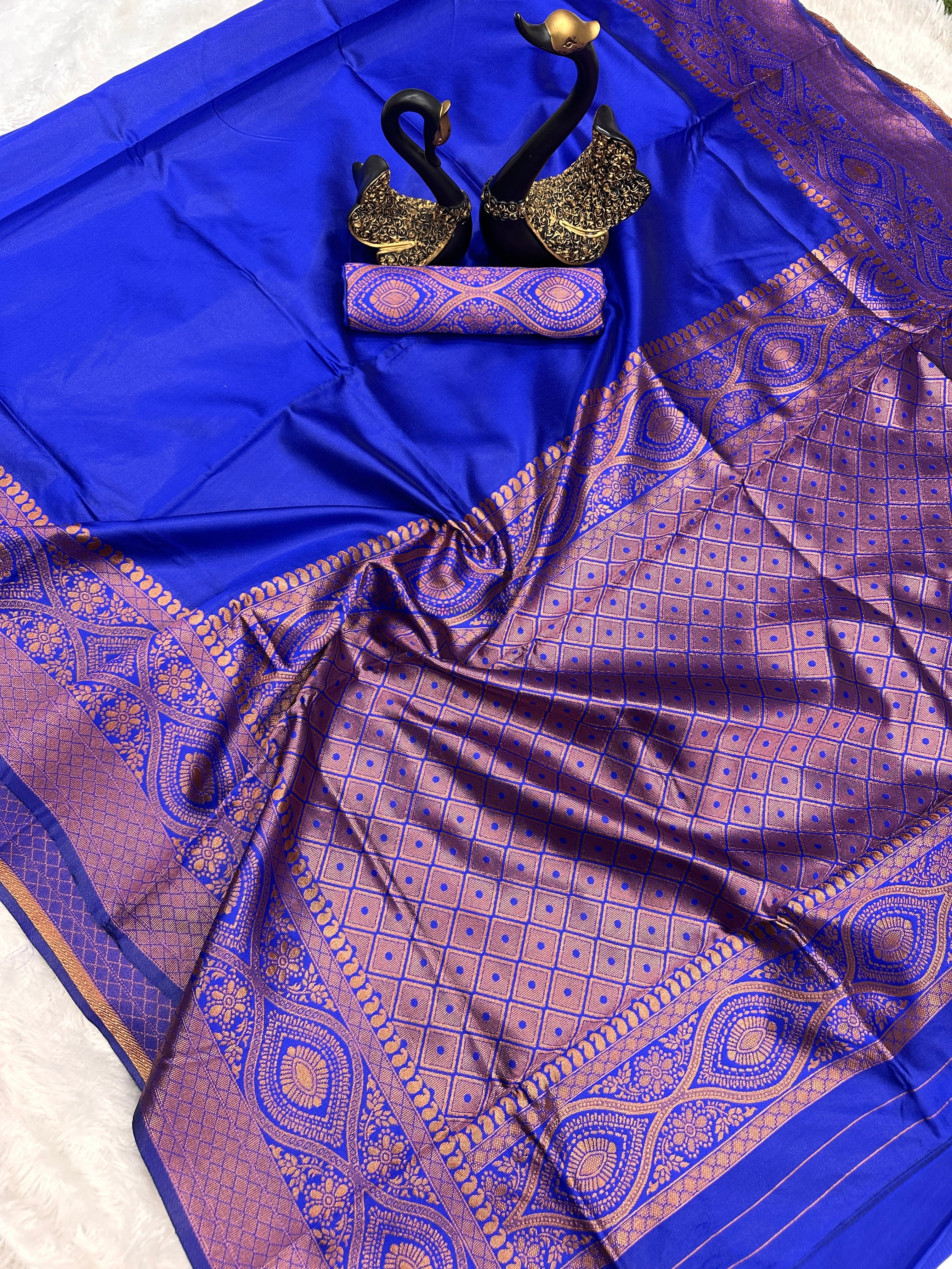 Soft Comfort Organic Banarasi Lichi Silk Wedding Saree