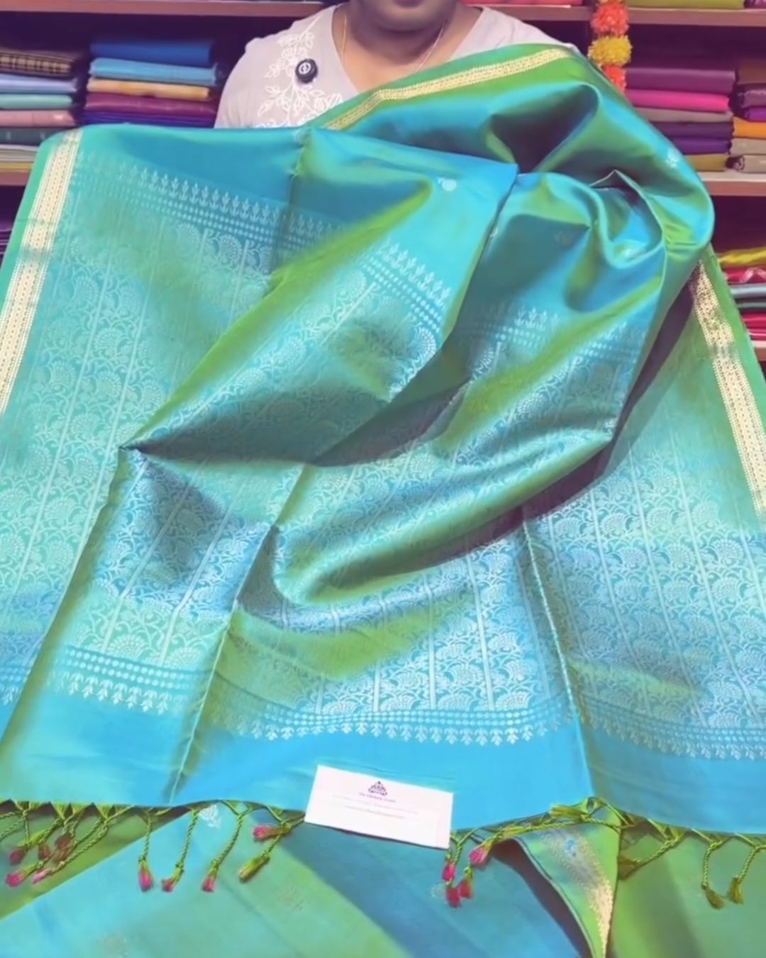 Peacock Light Silk Saree