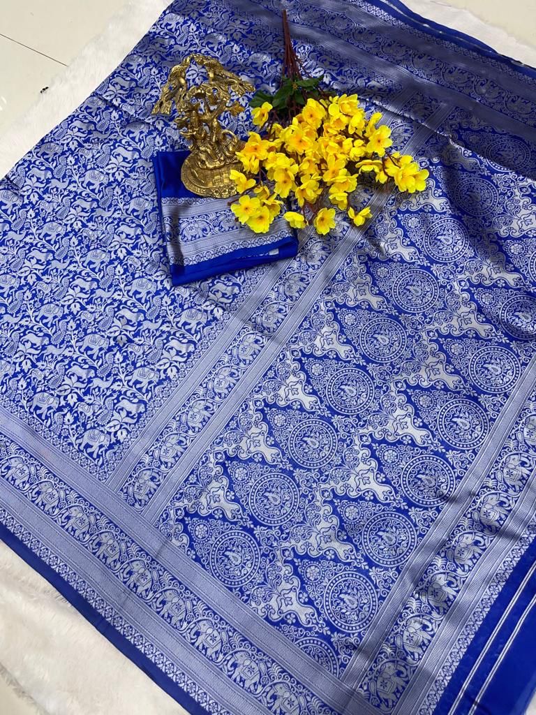 Elegant Banarasi Saree in Premium Lichi Silk