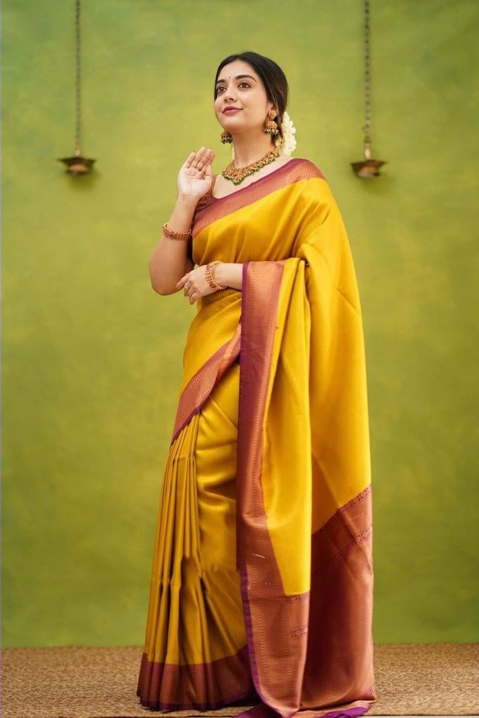 Elegant Banarasi Saree in Premium Lichi Silk
