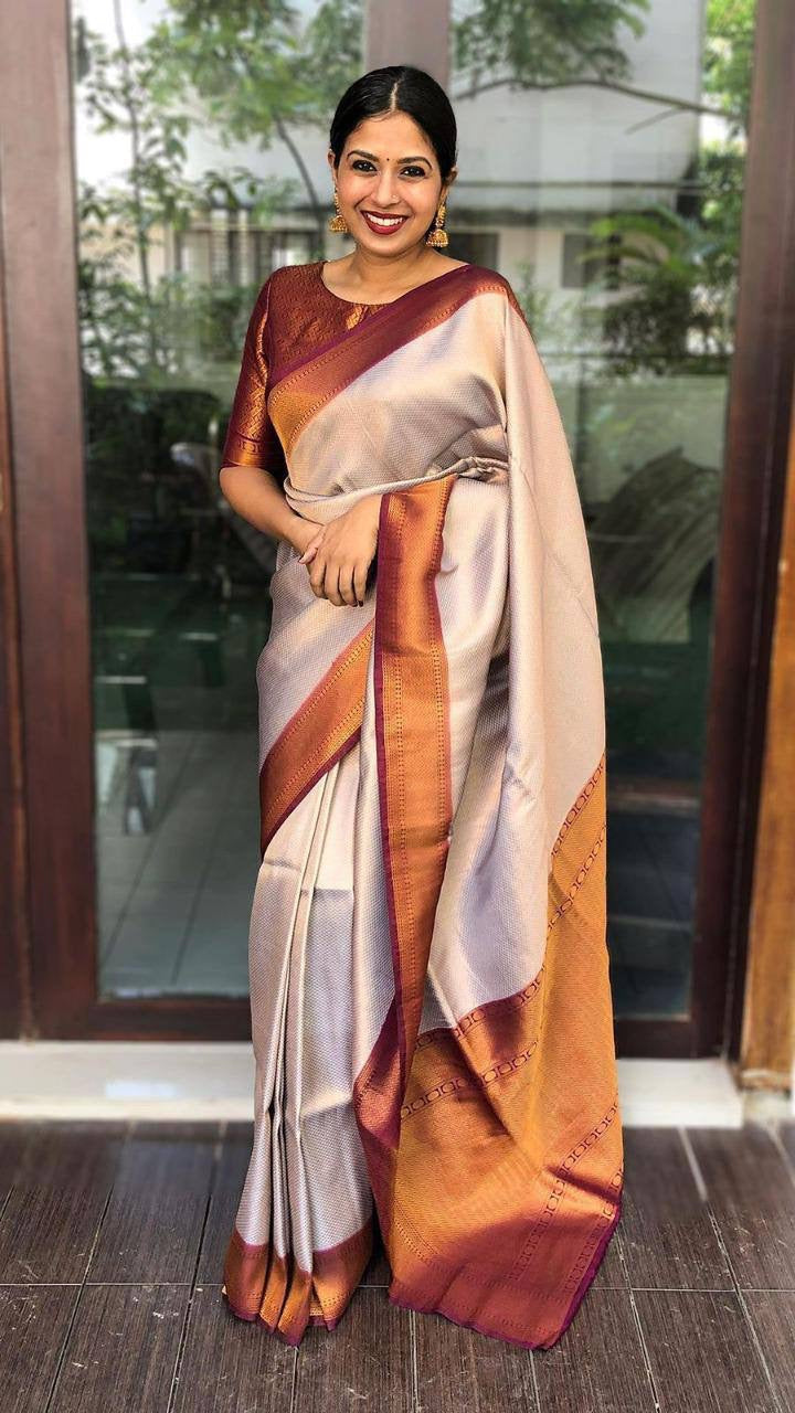 Elegant Banarasi Saree in Premium Lichi Silk