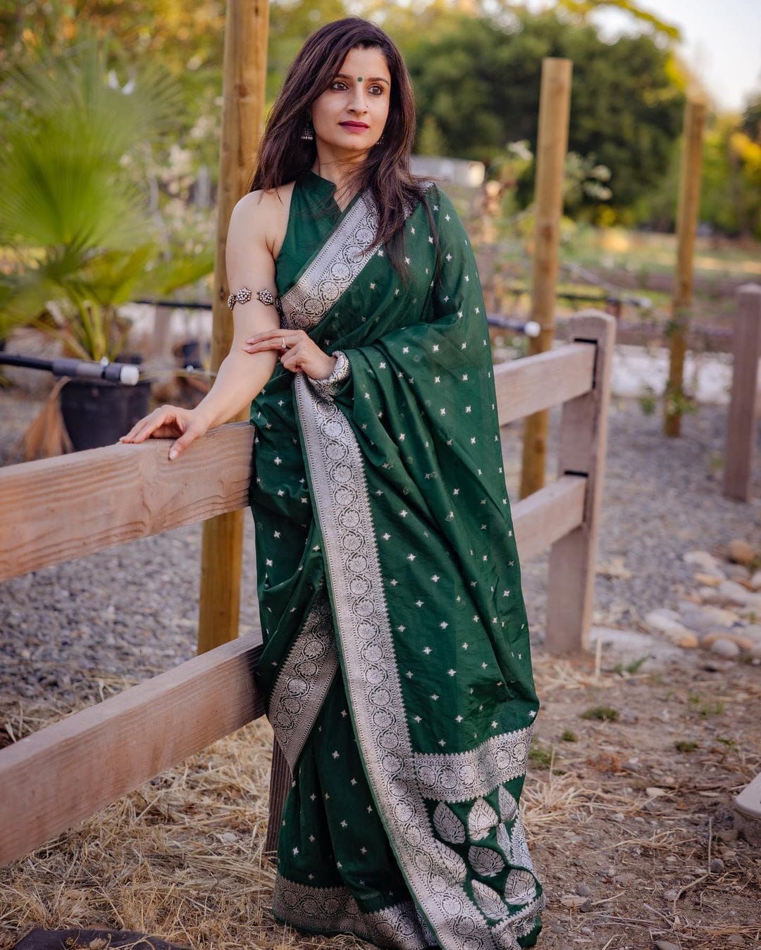 Lightweight Banarasi Saree in Premium Lichi Silk