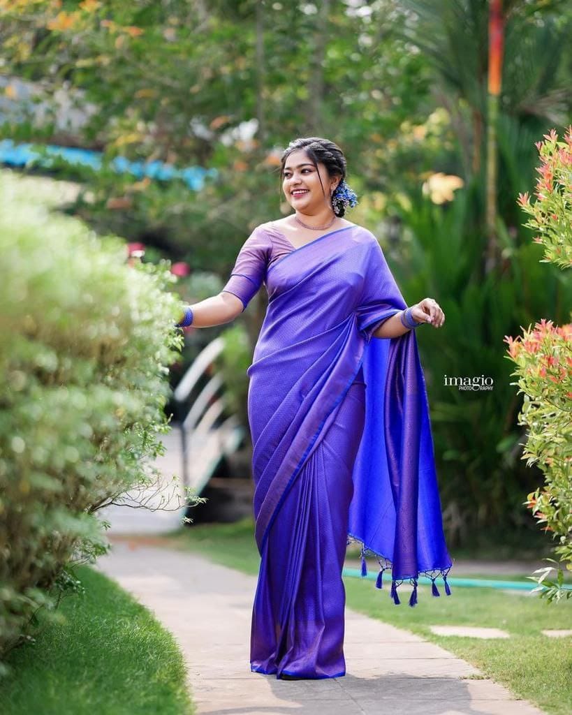 Elegant Wine Purple Soft Silk Saree with Subtle Golden Weaving