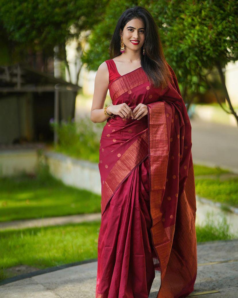 Classic Banarasi Silk Saree with Rich Zari Border