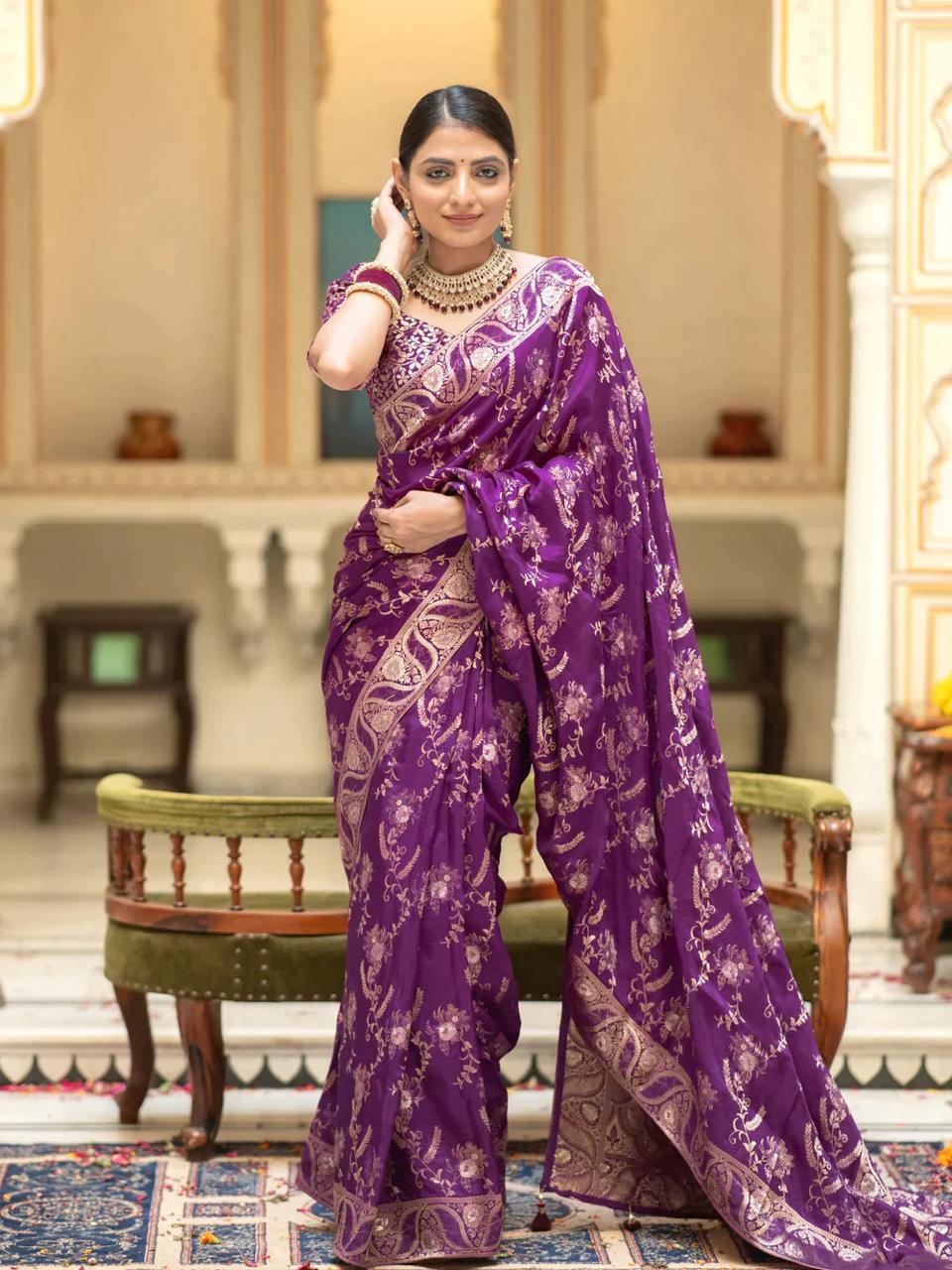 Elegant Premium Banarasi Silk Saree Collection