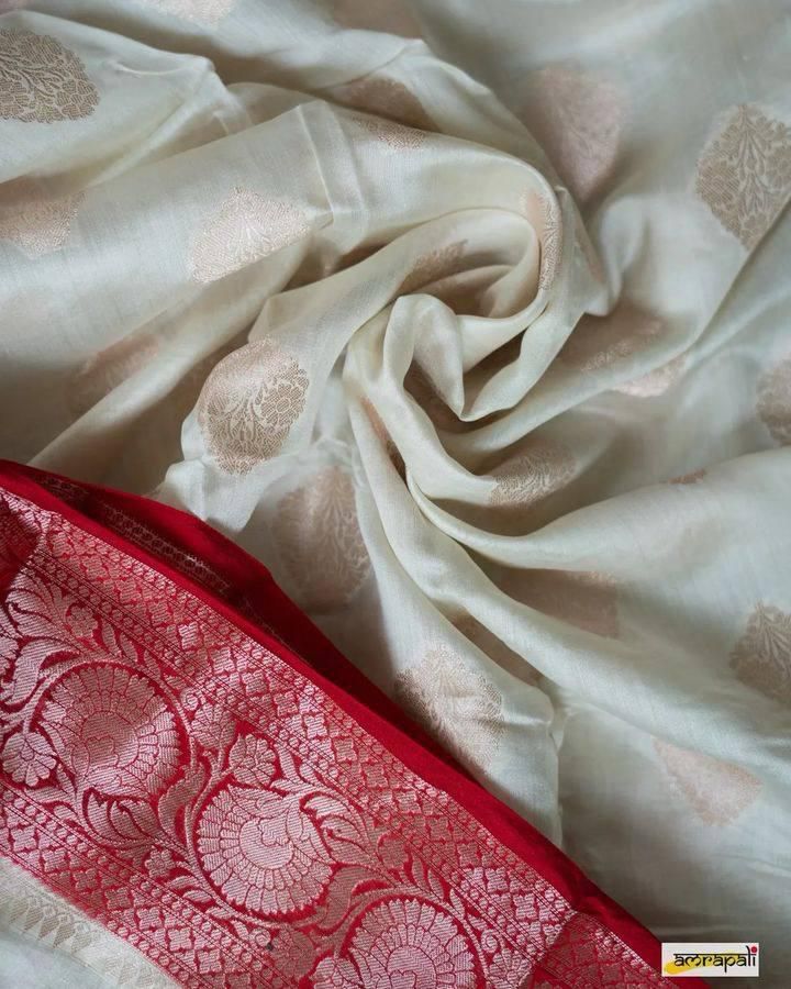 Soft Comfort Organic Banarasi Lichi Silk Wedding Saree