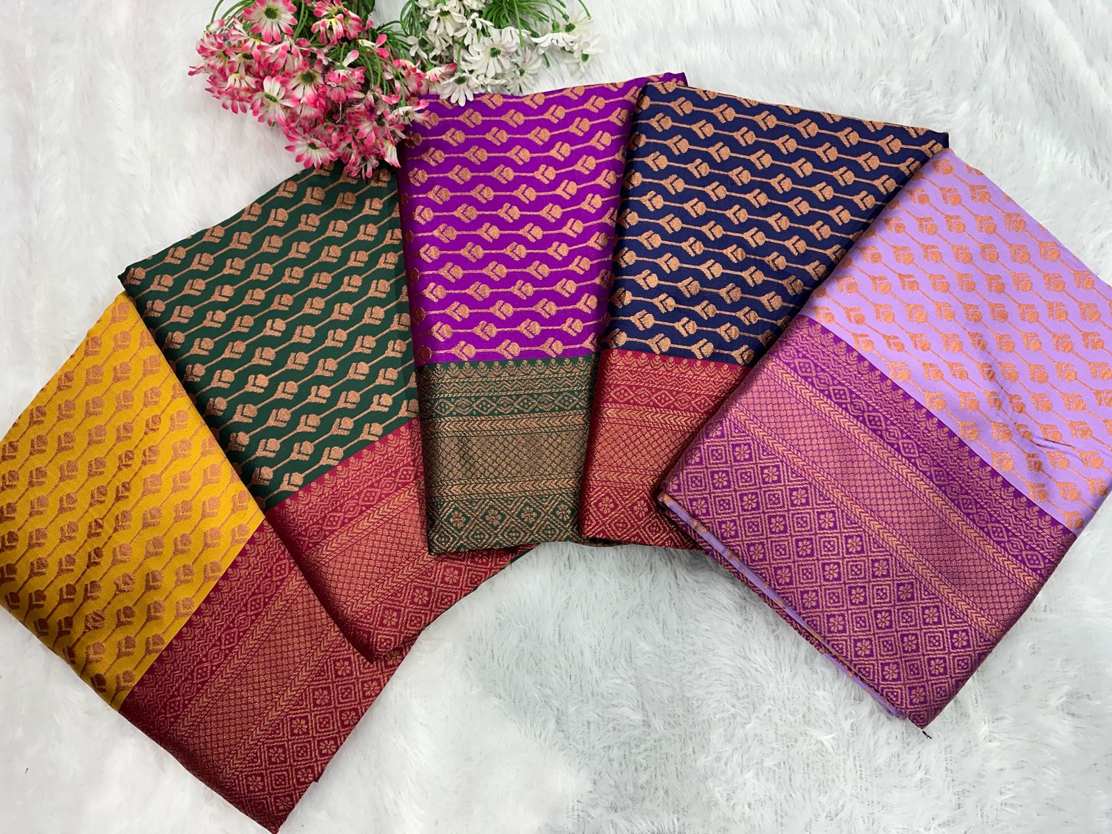 Rich Comfort Organic Banarasi Lichi Silk Wedding Saree