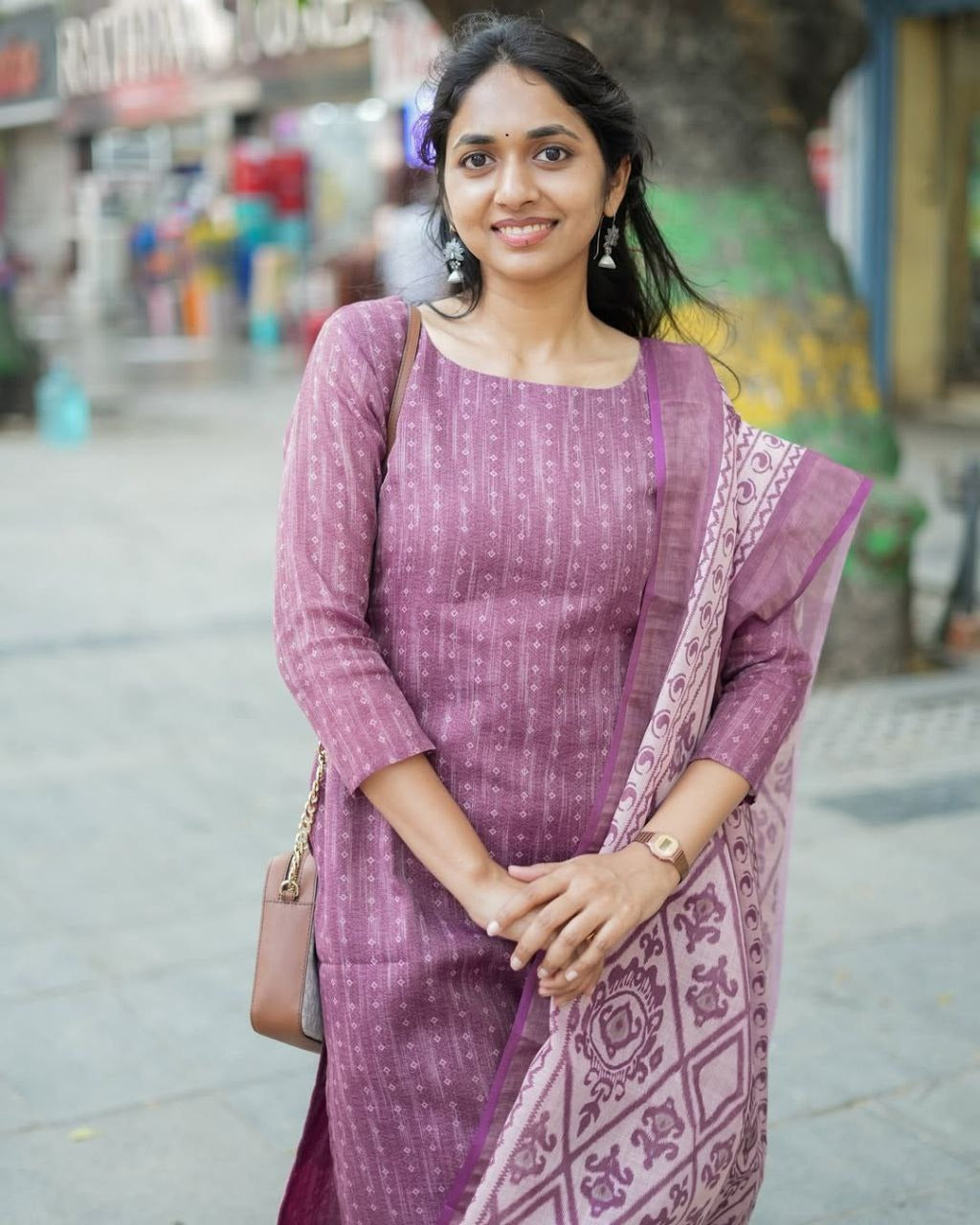 Lilan Cotton Kurta & Dupatta 2-Piece Set | Soft & Breathable