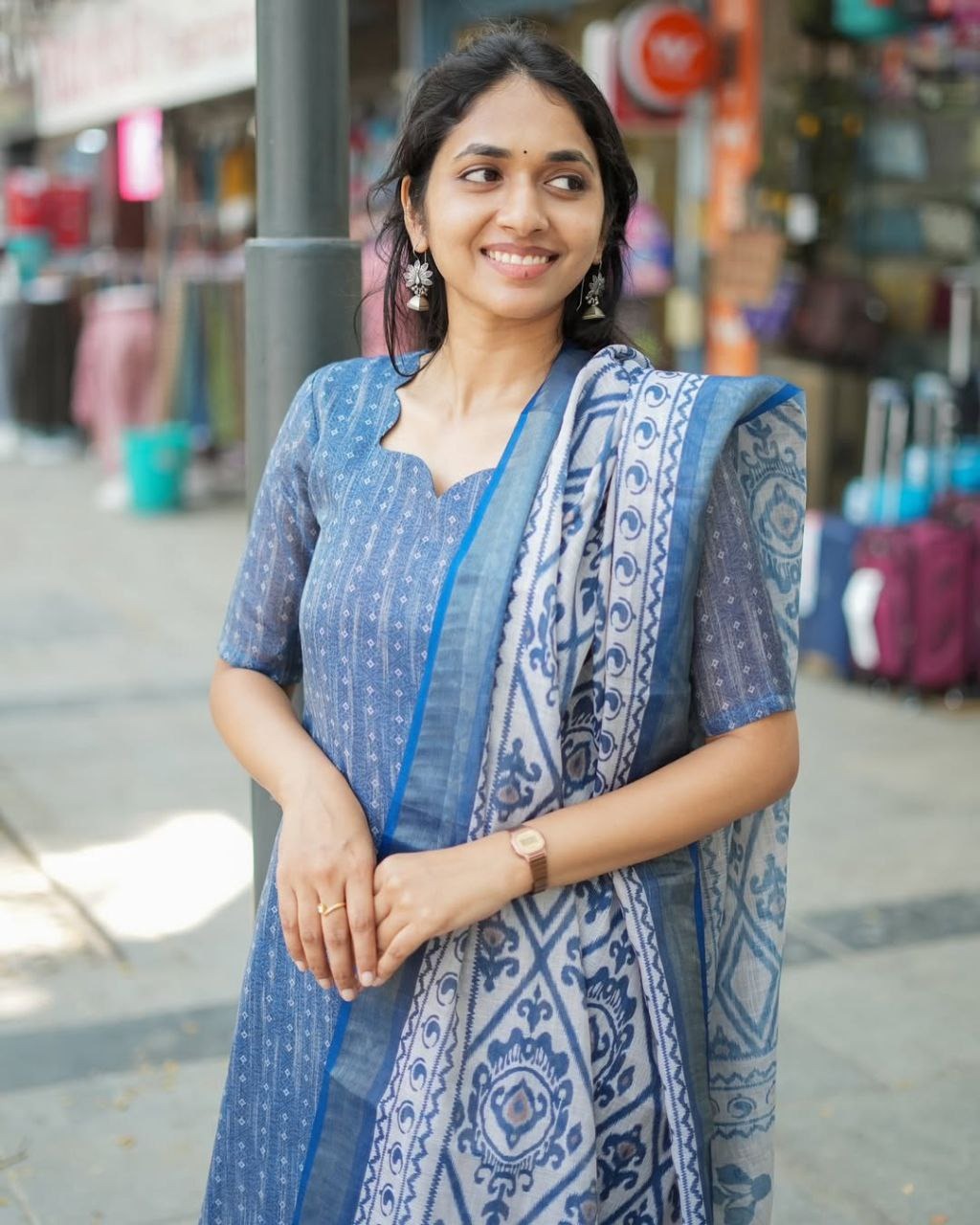 Lilan Cotton Kurta & Dupatta 2-Piece Set | Soft & Breathable