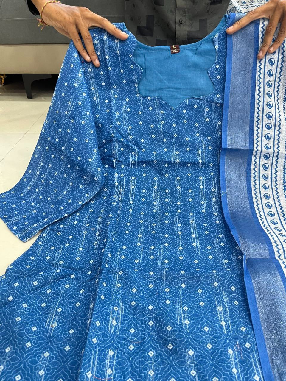 Lilan Cotton Kurta & Dupatta 2-Piece Set | Soft & Breathable