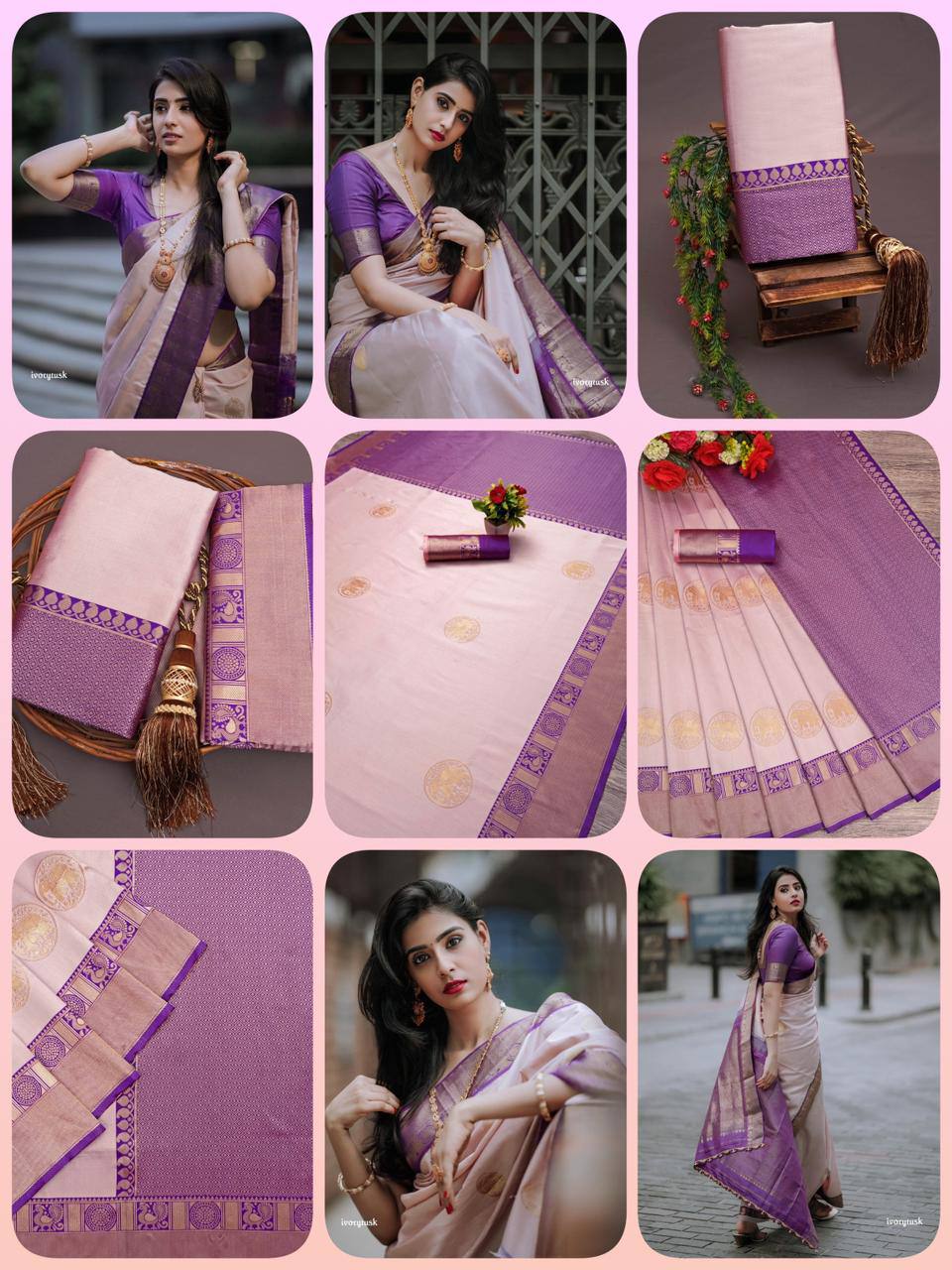Budget Friendly Organic Banarasi Lichi Silk Wedding Saree