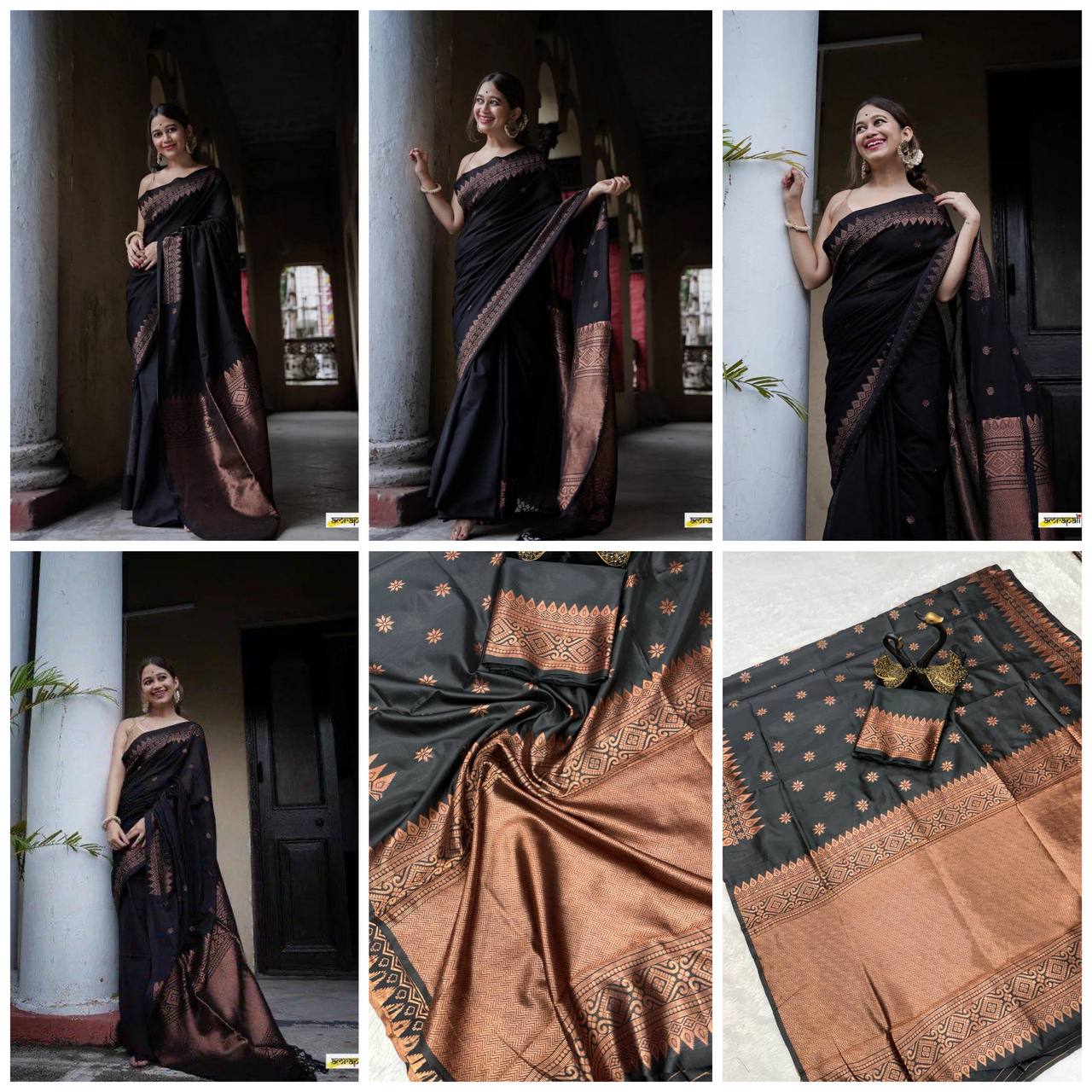 Light Feel Organic Banarasi Lichi Silk Wedding Saree