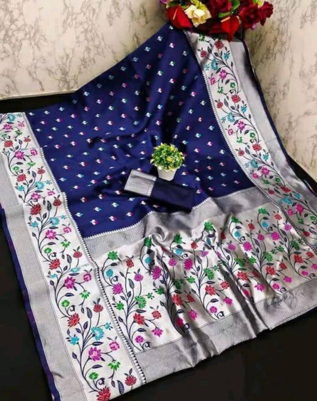 New Launch Paithani Silk Wedding Saree – Rich & Elegant