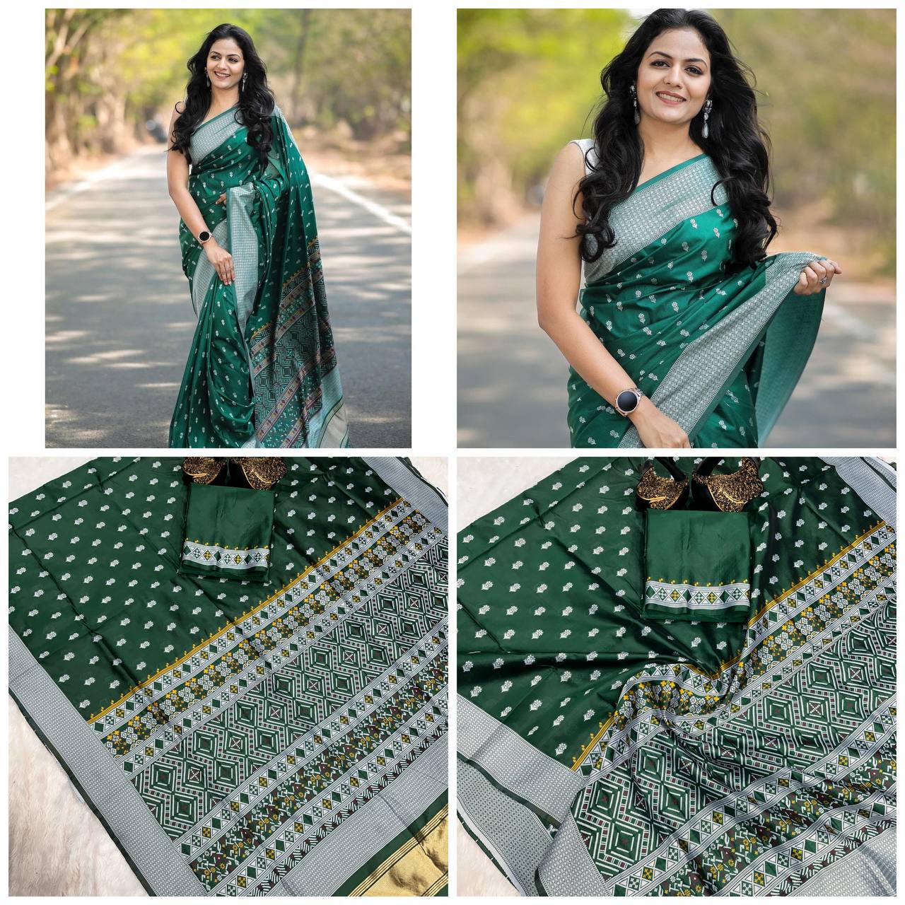 Classic Comfort Organic Banarasi Lichi Silk Wedding Saree