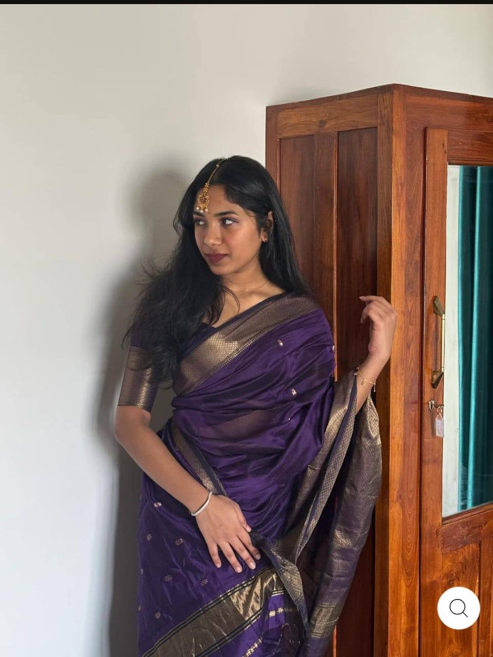 First-Time Slab Weaving Lilan Soft Cotton Saree with Rich Blouse
