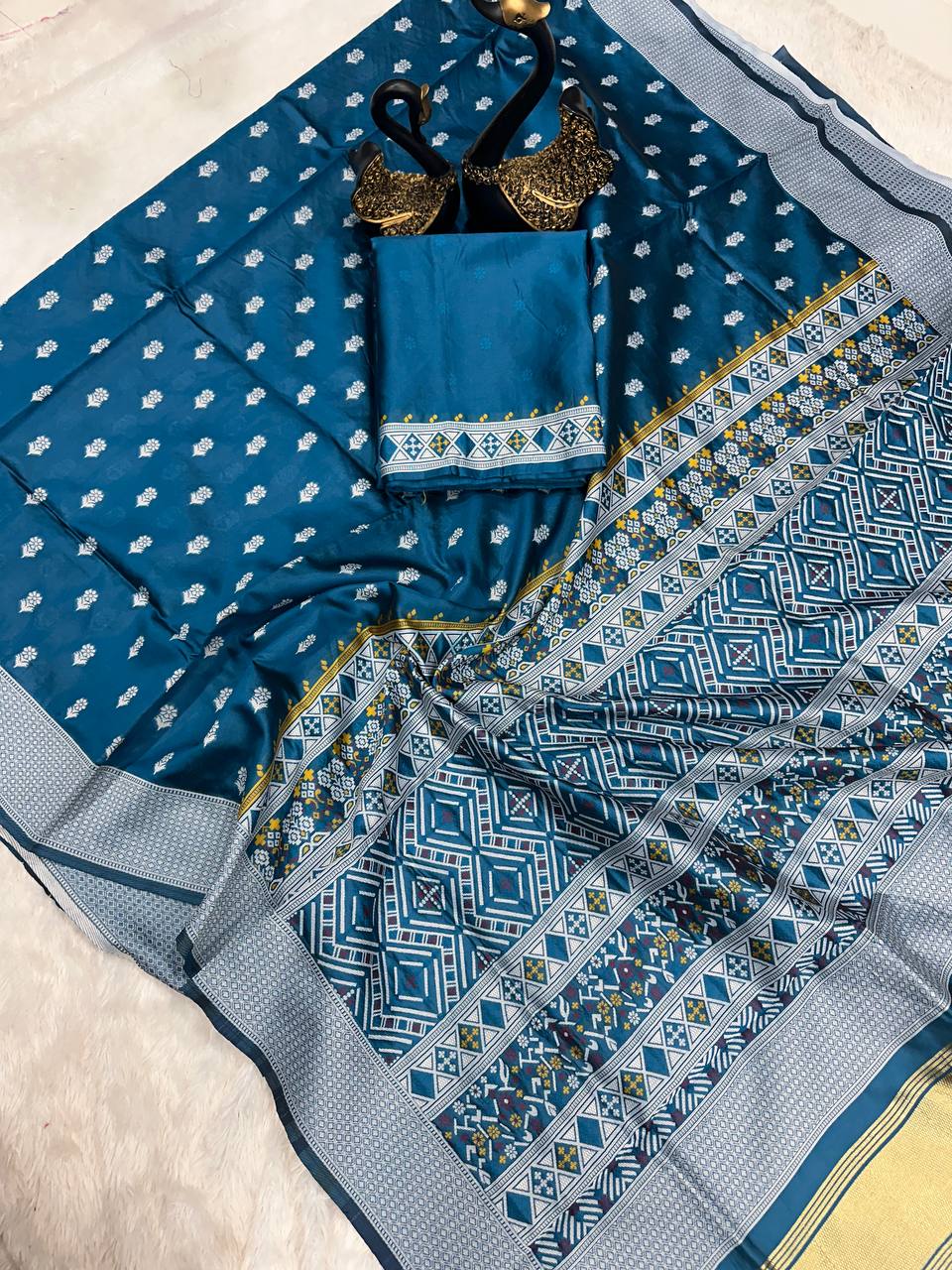 Classic Comfort Organic Banarasi Lichi Silk Wedding Saree