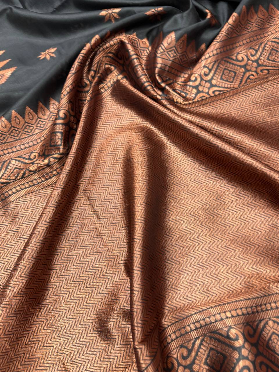 Light Feel Organic Banarasi Lichi Silk Wedding Saree