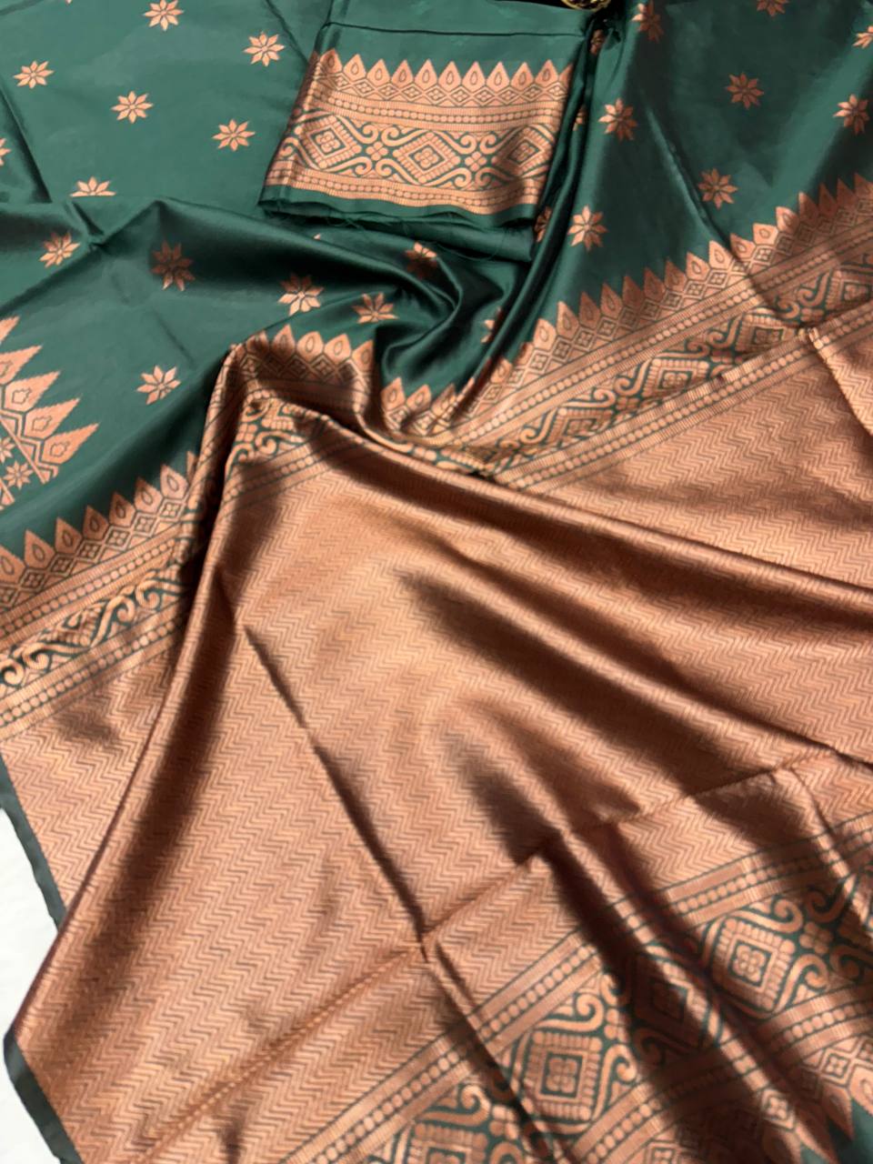 Light Feel Organic Banarasi Lichi Silk Wedding Saree