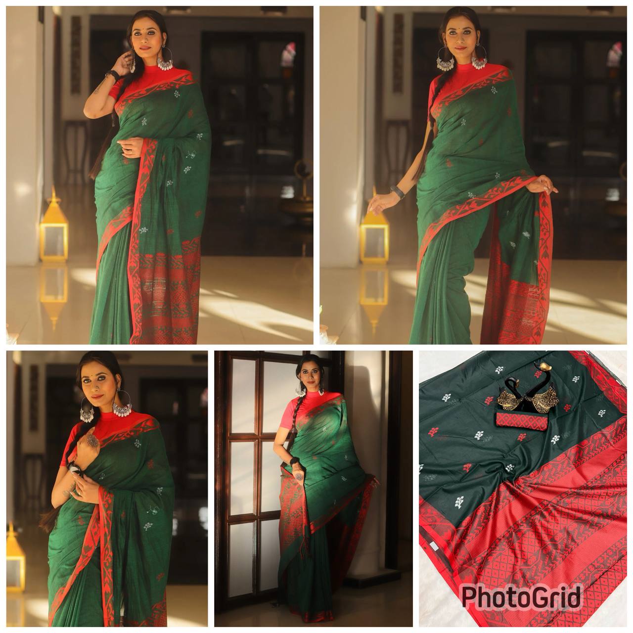 New Lilan Slab Soft Cotton Saree with Rich Weaving Blouse