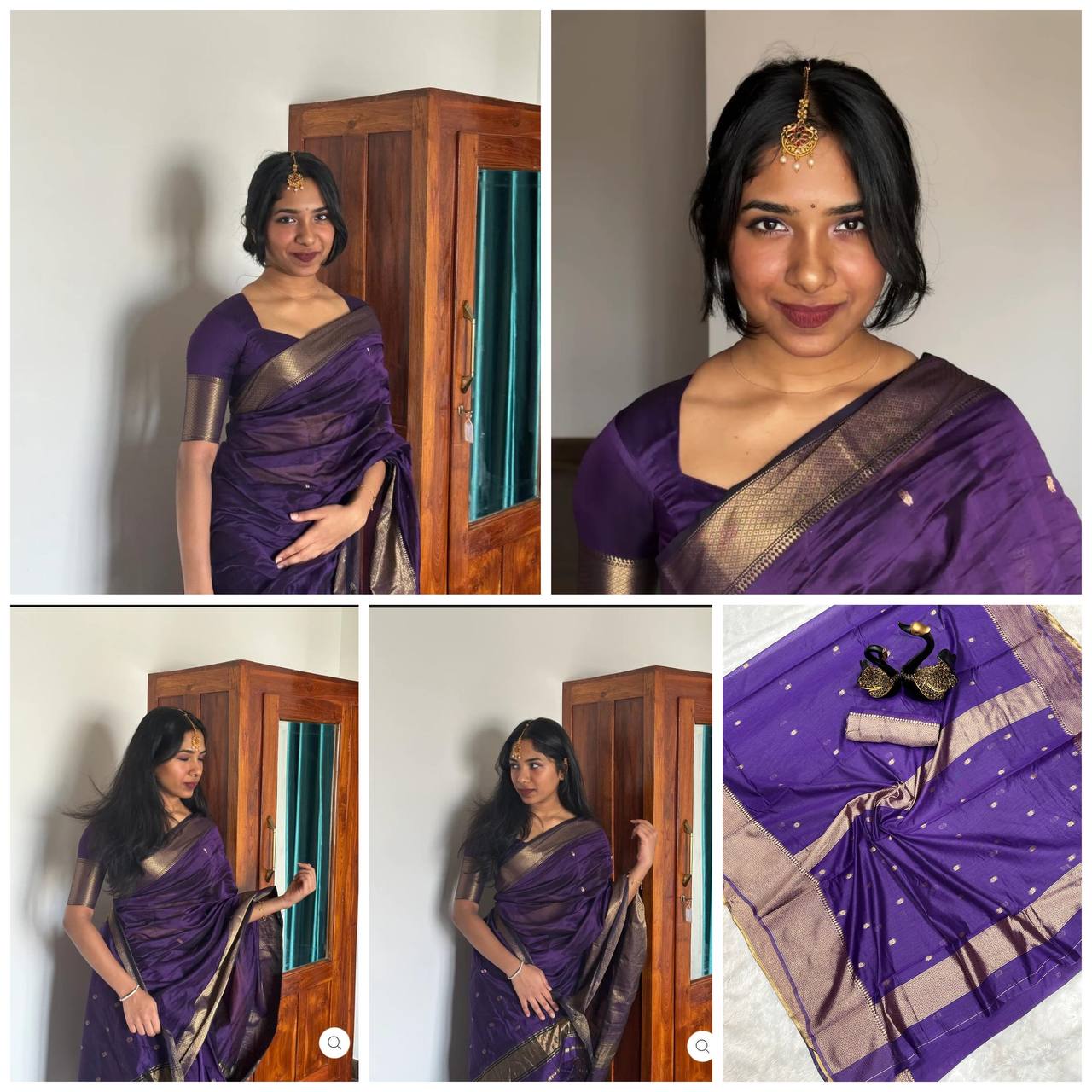First-Time Slab Weaving Lilan Soft Cotton Saree with Rich Blouse