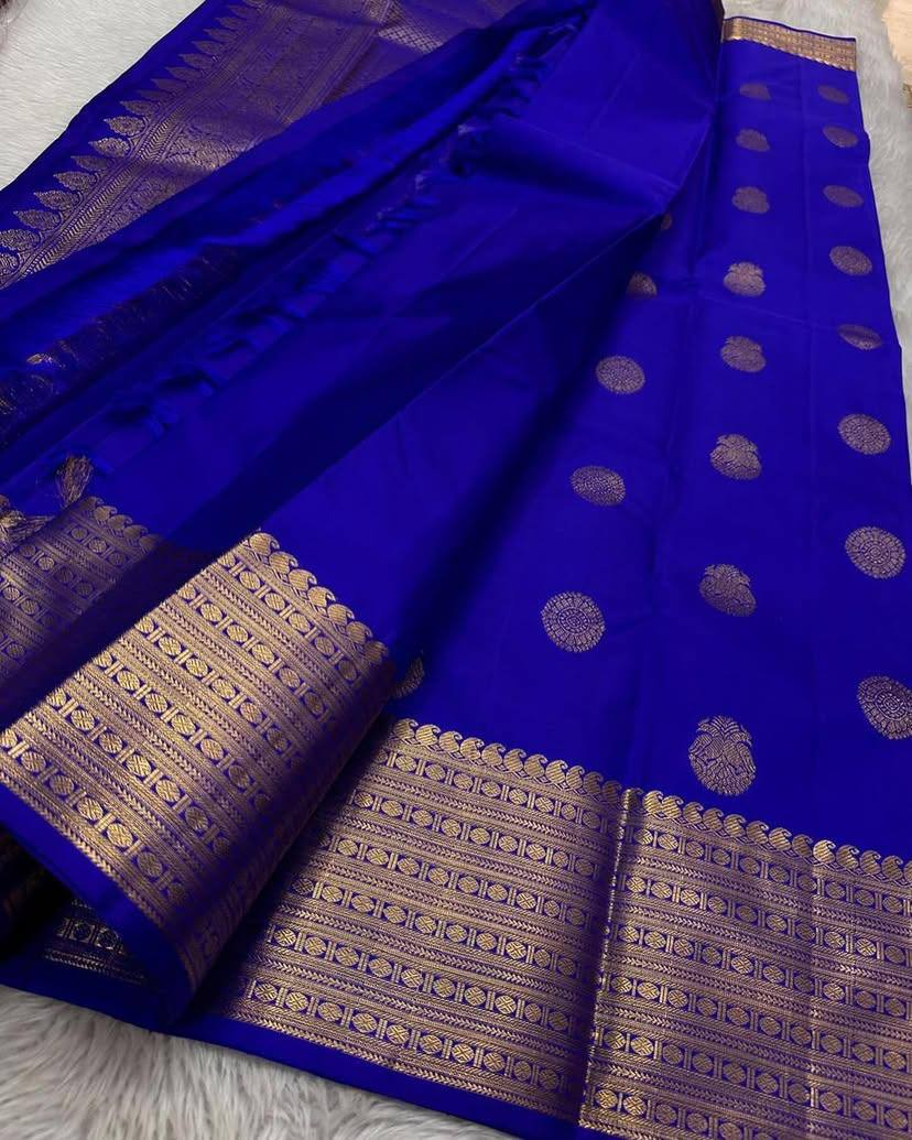 Lightweight Organic Banarasi Lichi Silk Wedding Saree