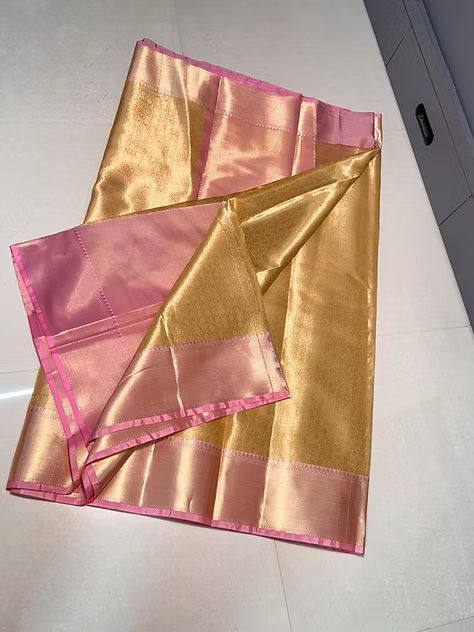Rani Mukherji Inspired Premium Tissue Silk Saree with Rich Pallu